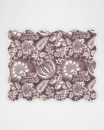 Matouk Schumacher Granada Placemats, Set Of 4 In Gray