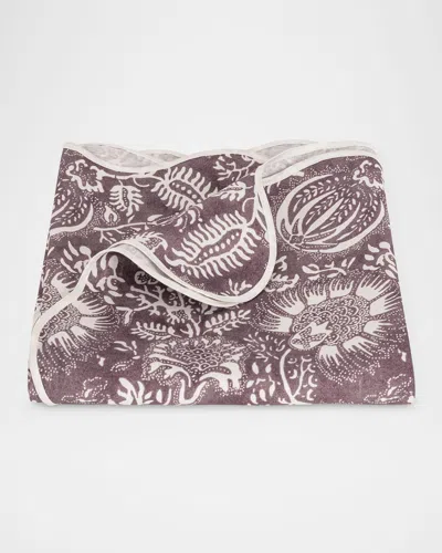 Matouk Schumacher Granada Tablecloth, 70" X 108" In Thistle