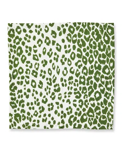 MATOUK SCHUMACHER ICONIC LEOPARD NAPKINS, SET OF 4