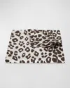 Matouk Schumacher Iconic Leopard Tablecloth, 70" X 108" In Animal Print