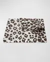 Matouk Schumacher Iconic Leopard Tablecloth, 70" X 126" In Cinder