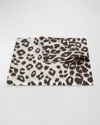 Matouk Schumacher Iconic Leopard Tablecloth, 70" X 144" In Cinder