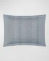 Matouk Schumacher Jasper Standard Sham In Charcoal