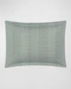 Matouk Schumacher Jasper Standard Sham In Green