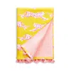 Matouk Schumacher Leaping Leopard Beach Towel In Lemonade