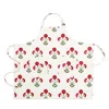 Matouk Schumacher Linen Apron In Gisele Scarlet