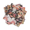 Matouk Schumacher Magic Mountain Napkin In Chocolate Persimmon