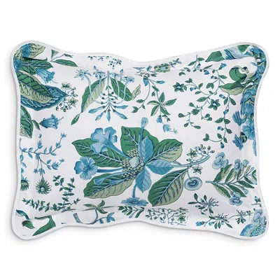 Matouk Schumacher Pomegranate Boudoir Sham In Sea