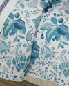 Matouk Schumacher Pomegranate King Duvet In Prussian Blue