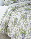 Matouk Schumacher Pomegranate Linen Duvet Cover, King In Purple