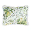 Matouk Schumacher Pomegranate Quilted Boudoir Sham In Citrus