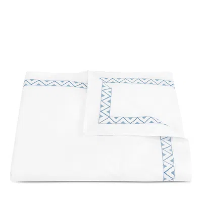 Matouk Schumacher Prado Duvet Cover, Full/queen In Hazy Blue