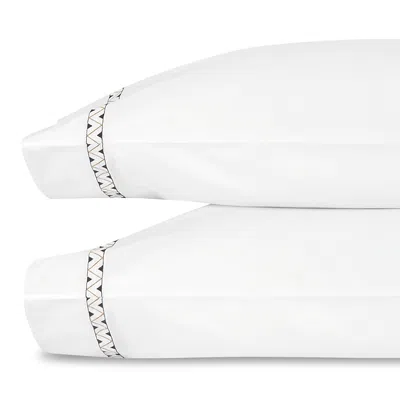Matouk Schumacher Prado Pillowcase, King In Onyx