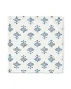 Matouk Schumacher Rubia Linen Napkins, Set Of 4 In Blue