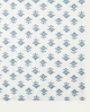 Matouk Schumacher Rubia Linen Tablecloth, 70" X 126" In Blue