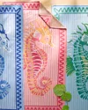 Matouk Schumacher Seahorse Beach Towel In Multi