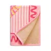 Matouk Seahorse Beach Towel In Pink