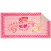 Matouk Seahorse Beach Towel In Pink Coral