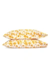 Matouk Set Of 2 Alexandra 500 Thread Count Egyptian Cotton Percale Pillowcases