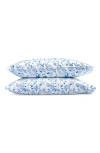 Matouk Set Of 2 Alexandra 500 Thread Count Egyptian Cotton Percale Pillowcases