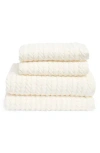 Matouk Seville 4-piece Cotton Towel Set In White