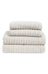 Matouk Seville 4-piece Cotton Towel Set In Marble