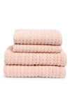 Matouk Seville 4-piece Cotton Towel Set In Pink