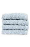 Matouk Seville Cotton Washcloth In Blue