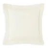 Matouk Sierra Hemstitch Euro Sham In Neutral