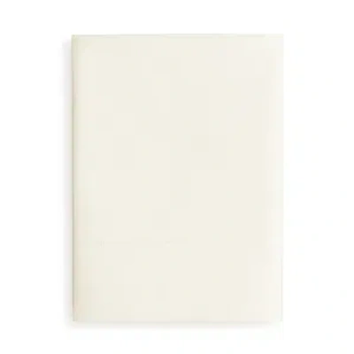 Matouk Sierra Hemstitch Flat Sheet, Full/queen In Ivory