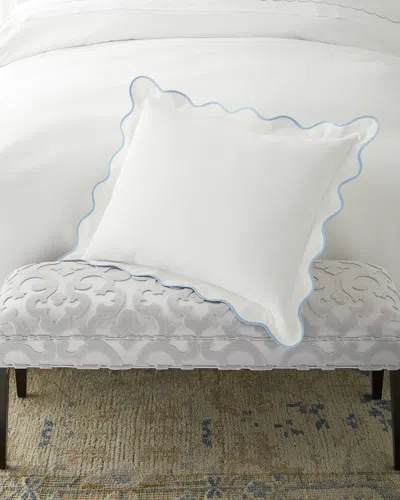 Matouk Standard Lanai Pique Sham In White