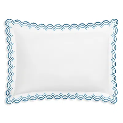 Matouk Stella Scalloped Embroidered Boudoir Sham