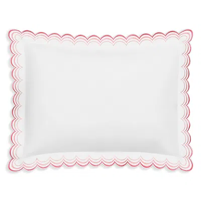 Matouk Stella Scalloped Embroidered Boudoir Sham