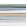 Matouk Talita 615 Thread Count Cotton Sateen Flat Sheet In White