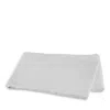 Matouk Talita Flat Sheet, Full/queen In Silver