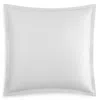 Matouk Talita Satin Stitch Euro Sham In Silver