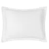 Matouk Talita Satin Stitch King Sham In White
