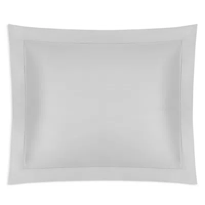 Matouk Talita Satin Stitch Standard Sham In Silver