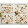 Matouk Tiger Palm Placemat, Set Of 4 In Tigereye