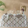 Matouk Tiger Palm Round Tablecloth, 90 In Gray