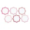 Matouk Wave 6 Round Cocktail Napkins, Set Of 6 In Firenze