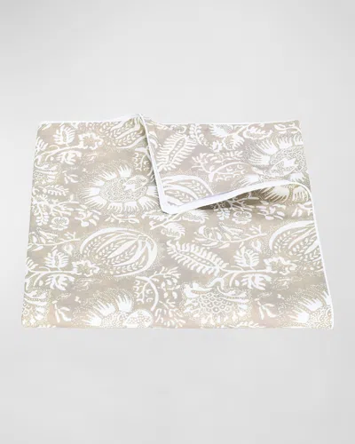 Matouk X Schumacher Granada Duvet Cover, King In Neutral