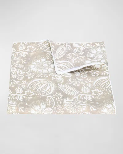 Matouk X Schumacher Granada Duvet Cover, Full-queen In Dune