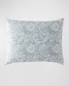 Matouk X Schumacher Granada King Sham In Hazy Blue