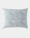 Matouk X Schumacher Granada Standard Sham In Blue