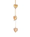 Matr Boomie Alaya Heart Trio Wind Chime In Brass