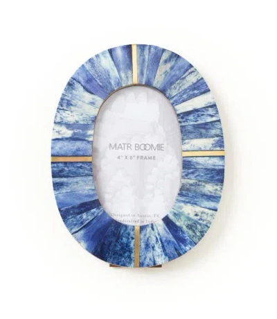 MATR BOOMIE MATR BOOMIE ARTEMIS INDIGO OVAL 4X6 PICTURE FRAME
