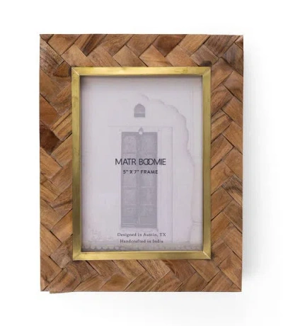 Matr Boomie Basu Picture Frame In Brown