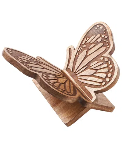 Matr Boomie Butterfly Open Book Stand Holder In Brown