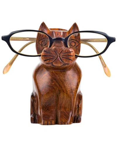 Matr Boomie Cat Eyeglass Holder Stand In Brown